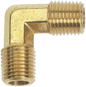 M/M 1/4" NPT Brass Elbow"