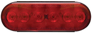 Fleet Count Waterproof LED Oval Stop/Turn/Tail Light