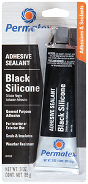 Black Silicone Adhesive Sealant