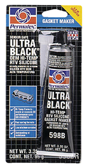 Ultra Black Oil Resistant RTV Silicone Gasket Maker