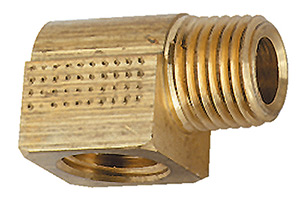 Attwood Universal Fuel Connector 90 Degree Male Elbow 1/4" NPT"