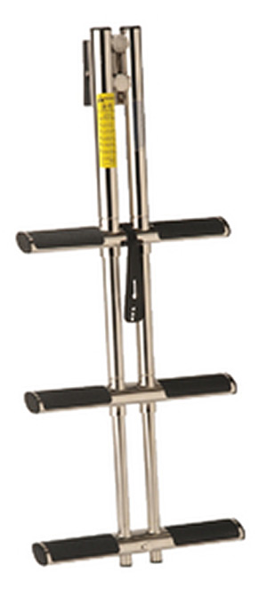 Garelick EEz-In 3 Step Telescoping Stainless Steel Sport/Diver Ladder