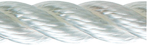 Premium Nylon 3-Strand Bulk Rope, 5/16" x 600', White"