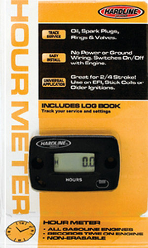 Hardline Hour Meter For Any Gasoline Engine