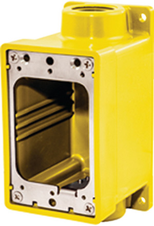 Thermoplastic Fd Box, Yellow