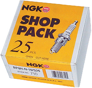 Shop Pack Spark Plugs, 705 B8HS10, 25/Pack