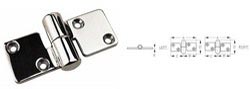 Take-Apart Hinge Right Ss 2pk