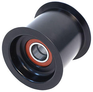 Whipple Black 4 Inch idler Pulley