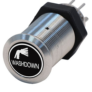 Bluewater 19mm Switch with Wash Down Laser Logo, On / Off Function