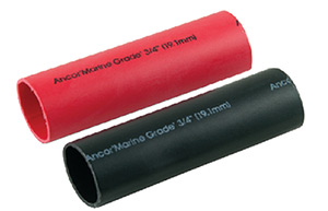 Ancor Marine Grade Heat Shrink Heavy Wall Battery Cable Tube Combo Pack For 8-2/0 (Includes 1 Ea. Of 3/4" X 3" Red And Black)"