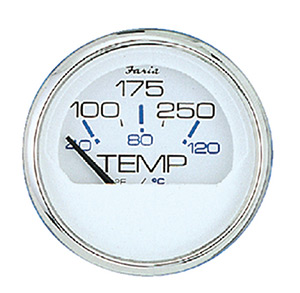 Faria Chesapeake SS 2" Fuel Level Gauge (E-1/2-F)"