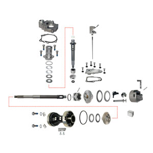 Complete Gear Housing- Rebuild Kit