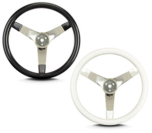 Classic Solid Spoke, 3 Bolt Steering Wheels