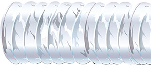 3" X 10' White Vinylvent Duct Hose"