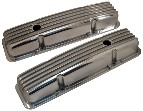 Sbc finned on sale valve covers