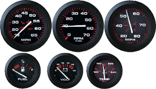 Amega Trim Gauge-Mercury/Volvo/Yamaha