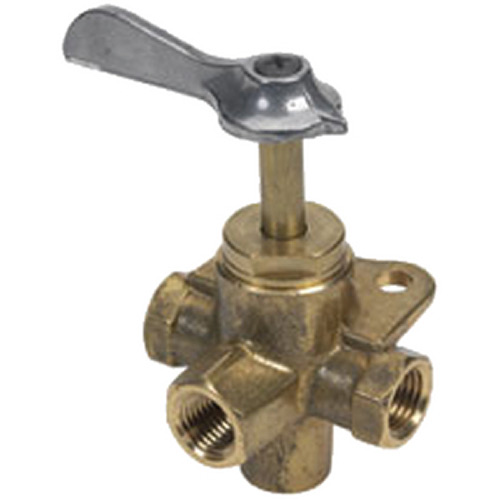 Brass Four-Way Valve