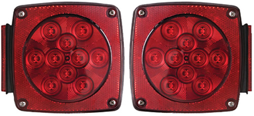 Under 80" Waterproof LED Trailer Light Set"