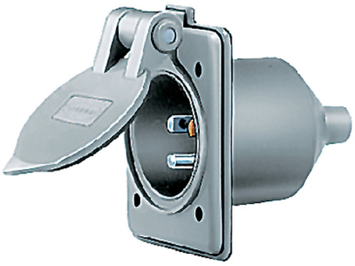 Weatherproof Panel Mount Inlet, 15/20 Amp