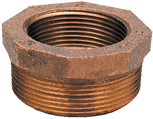 Hex Bushing 2X1-1/4 Brass