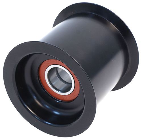 Whipple Black 4 Inch idler Pulley