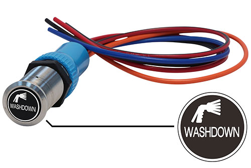 Bluewater 22mm Adjustable Breaker Switch and 12 Inch Harness with Wash Down Laser Logo, On / Off Function