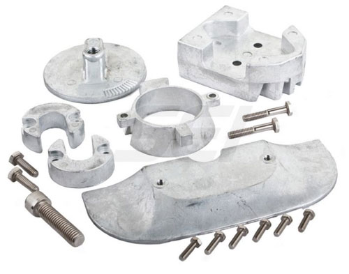 Gen II Anode Kit, Zinc Fits Mercruiser Gen II Complete Anode Kit Zinc