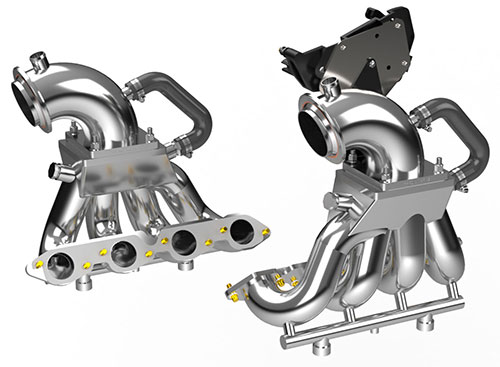 Cyclone Header System For GM Big Block Standard Dimension Bravo