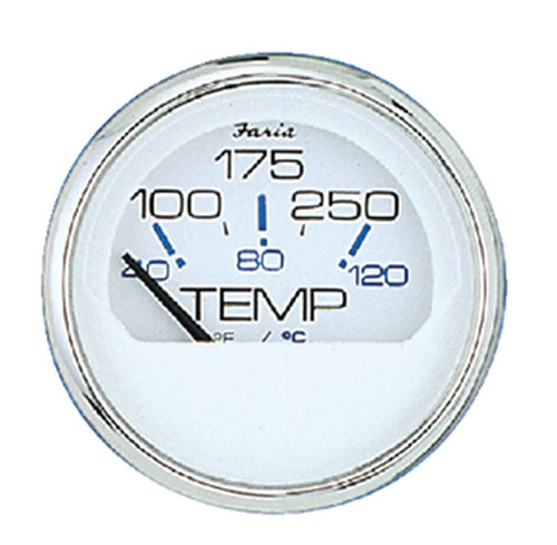 Faria Chesapeake SS 2" Oil Pressure Gauge 80 PSI"