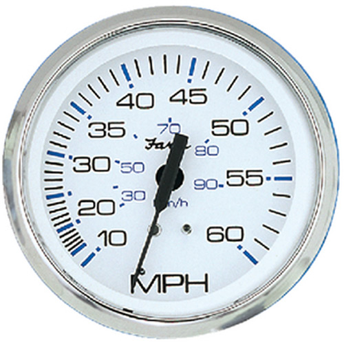 Faria Chesapeake  SS 4" Gauge - 6000 RPM Tachometer  (Gas) (Inboard & IO)"