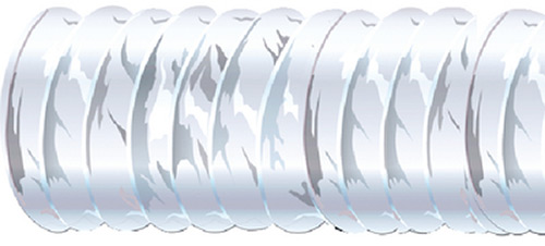 3" X 10' White Vinylvent Duct Hose"