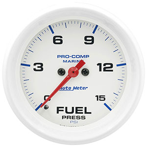 2-5/8" Fuel Pressure Gauge 0-15 PSI